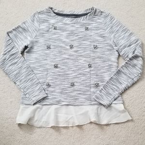 Maison Jules embellished top long sleeves XS